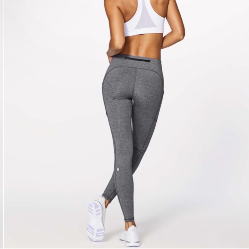 Lululemon size 2 Speed up Legging heathered black